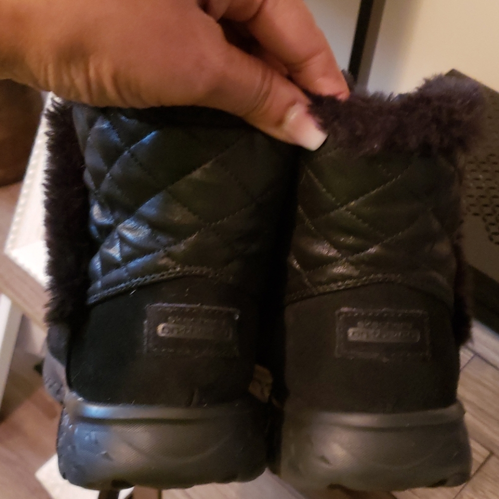 Black Sketchers Boots